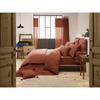 "Gaïa" Flat Sheet All Sizes "Cotton Gauze" - Gaïa Terracotta - 270 X 300 Cm for King Size Bed