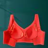 Красный бюстгальтер с эффектом пуш-ап большого размера для женщин, предотвращающий провисание
