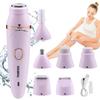 SOLIMPIA 7-in-1 Rechargeable Epilator Electric Shaver for Woman Long-Lasting Hair Removal Shaver and Trimmer Head & Trimmer Comb