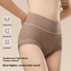 Female Spring and Autumn Lace Non Curled Anti Bacterial Crotch High Waist Belly Flat Angle Underwear