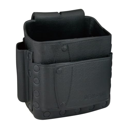 Jefcom EVA Resin Waist Pouch, Soft Plastic Pouch, Standard Type, Black, DPP-860M-BK