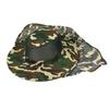 Outdoor Fishing Hat Wide Brim Man Breathable Mesh Fishing Cap Beach Hats Camouflage Sun Uv Protection Shade Hat Gardering Hat