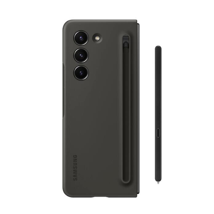 Samsung Оригинальный тонкий чехол с S-ручкой для Samsung Galaxy Z Fold5 Z Fold5, силиконовый чехол, защитный чехол