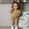 Модные кудри для волос Reborn Baby Dolls 55 см Девочка Реалистичный Медведь KEIUMI Модные Младенцы Кукла Модель Дети Playmates День Рождения Подарки Рождество Игрушка