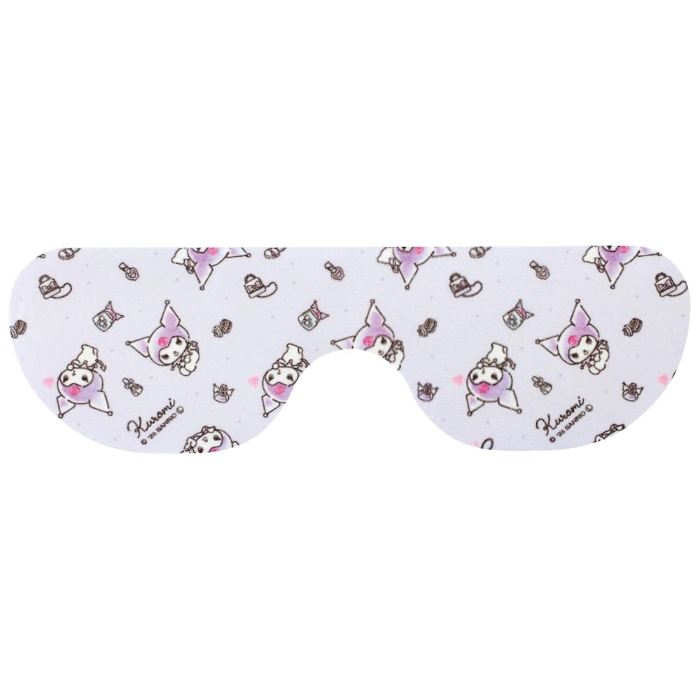Skater Sanrio Kuromi Watercolor Cosmetics Gel Cooling Eye Mask 10-Pack Individually Wrapped Disposable ZCEMK10-A