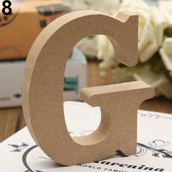 Freestanding A-Z Wood Wooden Letters Alphabet Hanging Wedding Home Party Decor