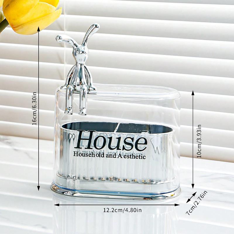 Luxury Toothpick and Cotton Swab Holder: Creative Personality Storage Jar