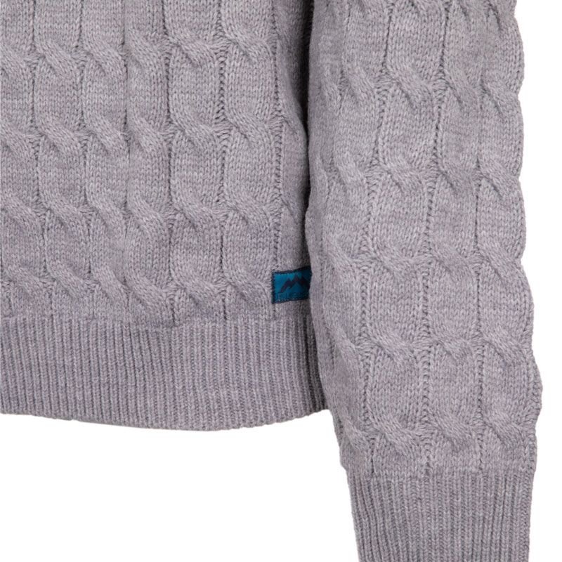 Мужской свитер с высоким воротом BEST MOUNTAIN Cable Knit