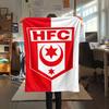 1PC Hallescher FC Patterned Flannel Blanket Suitable For All Seasons for Home Decor Warmth and Comfort Gifts Holiday Present