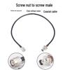 TNC Male to BNC Male Adapter Cable: 50 Ohm Microphone Antenna Extension