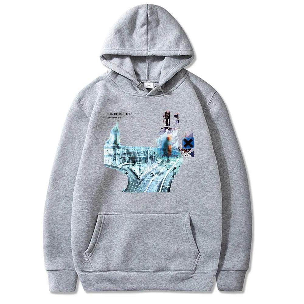 Новый Radiohead Ok Computer CD LP Винил Постер In Rainbows Том Йорк Мода Новый Стиль Популярный Классический Худи Парные Уличная Одежда