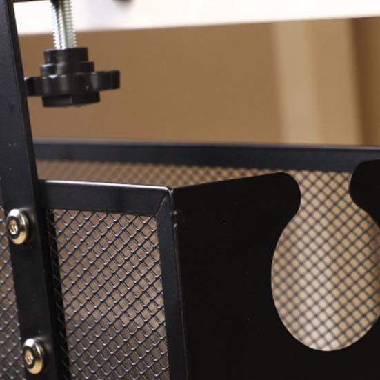 Rack Large Side Opening No Drill Hollow Cable Management Tray Desk Cable