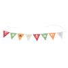 Pennant Banner Multicolor Hanging Wear Resistance Outdoor Triangle Flag for Outdoor Garden