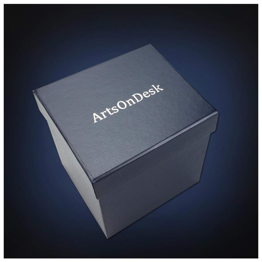 ArtsOnDesk Modern Art Pen Holder St203 Stainless Steel Satin Finish Patented Pen Pencil Pen Desk Business - Stand, Case, Tray, Organizer, Gift, Gift.