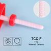 Ceramic Milling Cutter Flame Carbide Nail Drill Bits Pink Gel Remover Electric Machine Drills Polishing Peeling Nails Art Tools