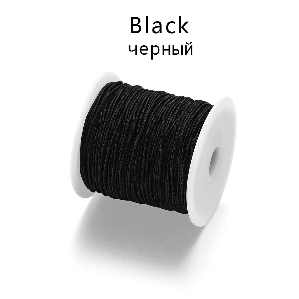 50-100 м 0,8 1,0 мм эластичный шнур для бисера, эластичная нить, веревка, бусины для DIY, принадлежности для изготовления ювелирных изделий, аксессуары
