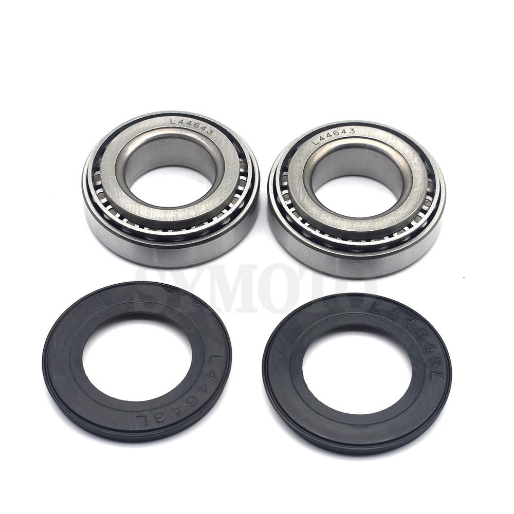 For Harley Touring Sportster 883 1200 XL Dyna Softail ALL 25x50mm Motorcycle Bearing CONE L44643 Steering Head Bearing With Seal