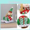 Christmas Doll Elf Sled Car Sitting Sleeping Retractable Standing Ornaments