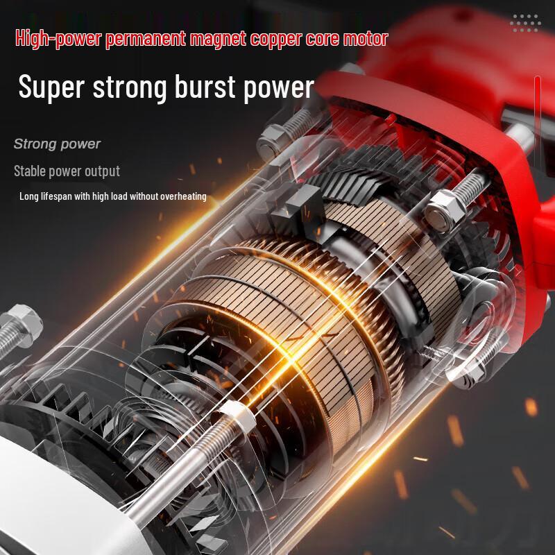 Delixi Heavy Duty Corded Impact Wrench CN plug (adapter included)