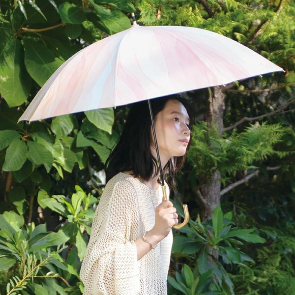 Wpc Watercolor Print Uv Protection Umbrella 81 14301 101