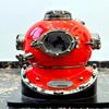 Nautical Diving Helmet  Red Coating Finish Deep Sea Divers Nautical Marine Decor Scuba Diving Helmet  Best Gift Item