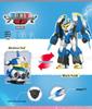 Mini Force 7 Super Agent King Power Patrol Transforming Robot Toy Model