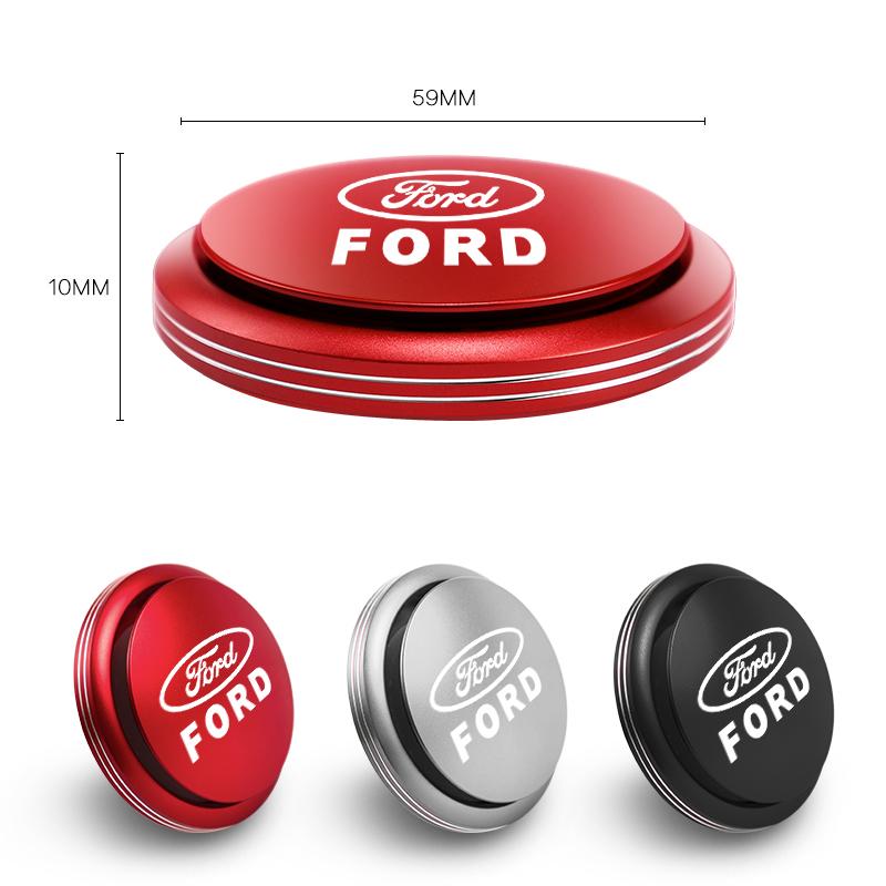 Car Decorative Accessories Metal Air Freshener Solid Perfume Rotaing Aromatherapy For Ford Focus Fiesta Puma Ranger Kuga MK7 vz33
