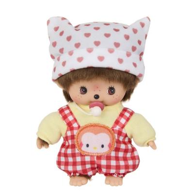 Sekiguchi Плюшевая игрушка Hello Kitty x Monchhichi, Маленькая, Babychichi, 205080, В14 x Ш10 x Г7 см