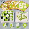 New 3D Montessori Geometry Puzzles Building Block Face Changing Logical Thinking Training Wooden Children's Early Education Toy
