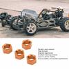 4Pcs Aluminum RC Wheel Hex Drive Adapter for FMS FCX24 1/24 RC Car RC Car Upgrades