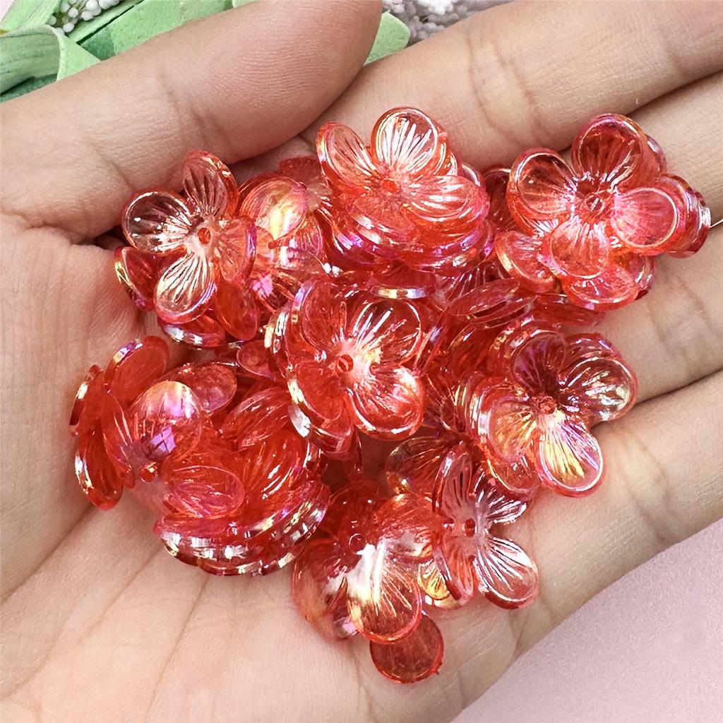 Браслет 15,8 мм, материалы ручной работы, акриловая шпилька, серьги, аксессуары, маленькие цветочные бусины, 100 шт., прозрачные хрустальные модные аксессуары