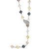 Pearl Long Necklace Women'S High Sense Tree Leaves Pearl Sweater Chain Temperament Versatile Autumn And Winter Accessories