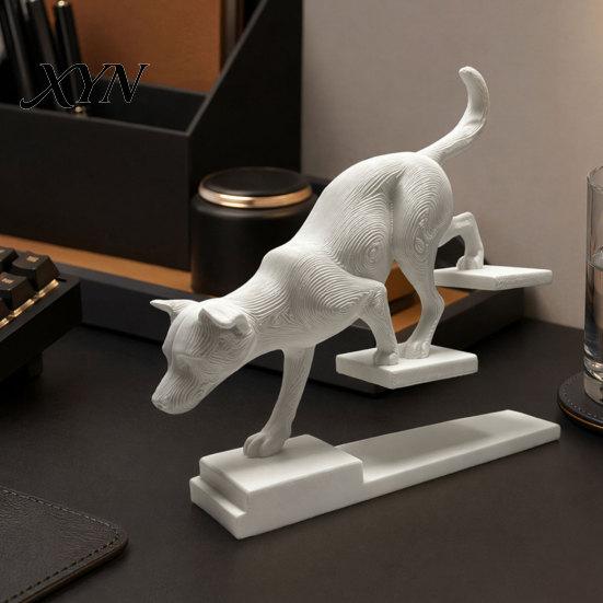 Трехмерная скульптура-лестница, 3D-печатная фигурка кошки/собаки, скульптура животного на ступеньках, стильные домашние украшения, форма кошки/собаки, ступенчатая, художественная