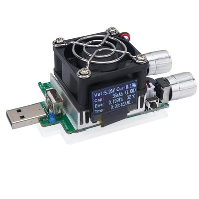 DROK DC 3-21V Тестер нагрузки аккумулятора, 35Вт 3А Портативный USB монитор, Интеллектуальный резистор постоянного тока для разряда, Набор силовых резисторов