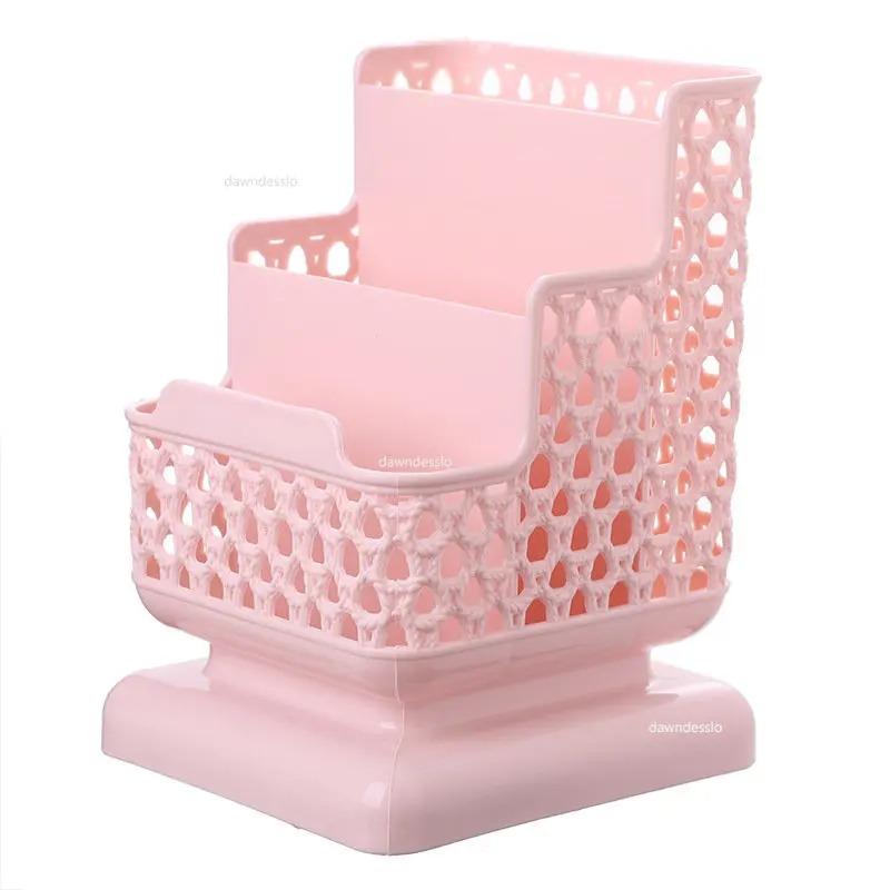 Полый настольный органайзер, настольный ящик для хранения, многофункциональный держатель для канцелярских принадлежностей, подставка для телефона, офисные принадлежности, настольный набор, держатель для ручек