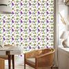 Mardi Gras Wallpaper White and Cream for Living Room and Bedroom 50x1000