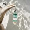 Handmade Sea Glass Ornament Tree Ornament, Starfish Hanging Nautical Pendant Decoration, Coastal Style for Christmas Tree, Bag Charm Unique Gift Her