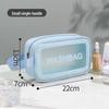 Large-Capacity Waterproof Frosted Makeup & Toiletry Bag