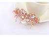 Korean Style Rhinestone Bow Tassel Hairpin for Women
