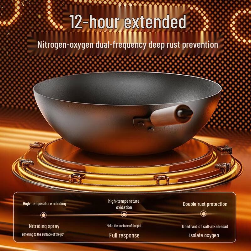 ASD Titanium-Coated Non-Stick Wok
