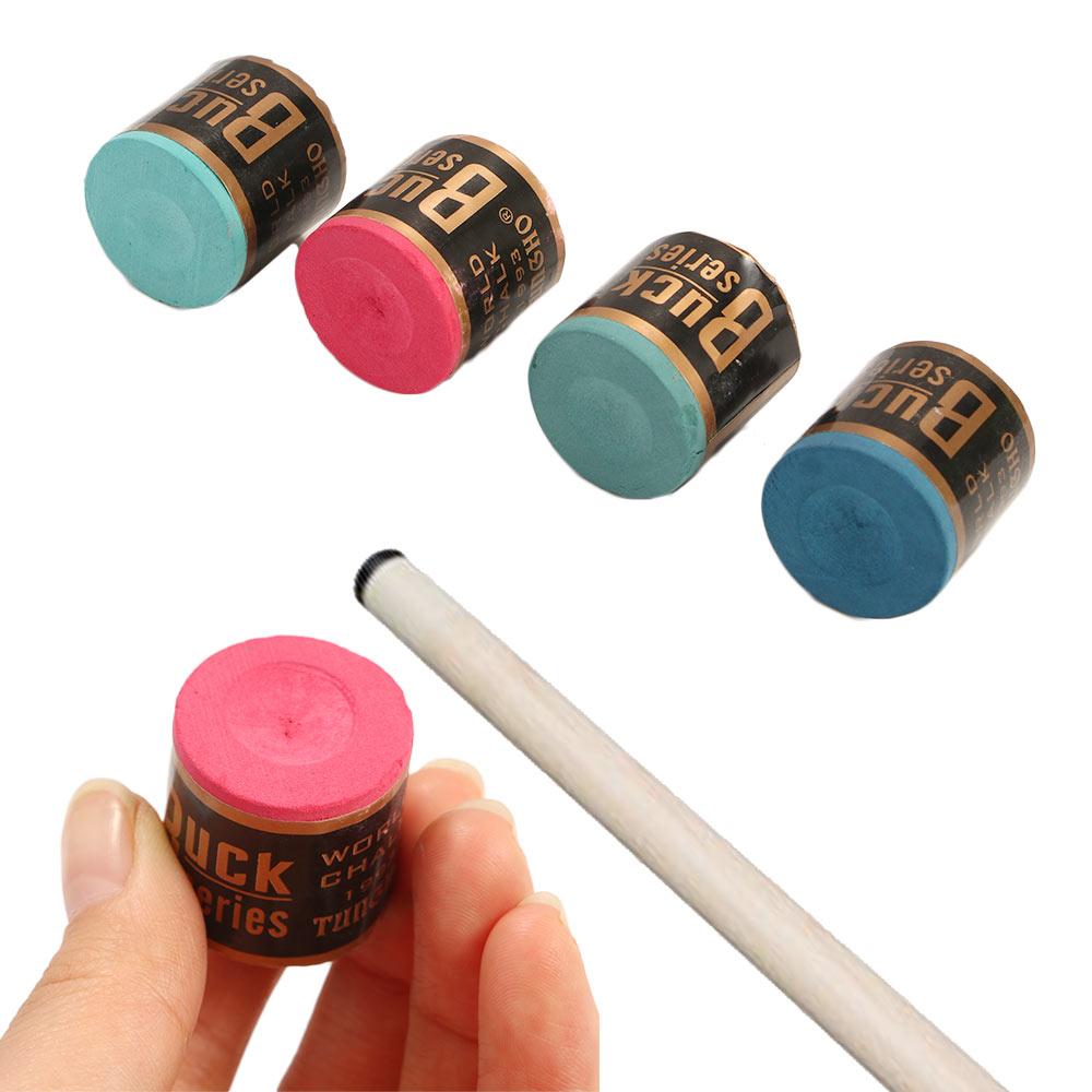 No-slip Durable Snooker Cue Chalk Tip Chalk Billiards Accessories Billiard Chalk Pool Cue Chalk