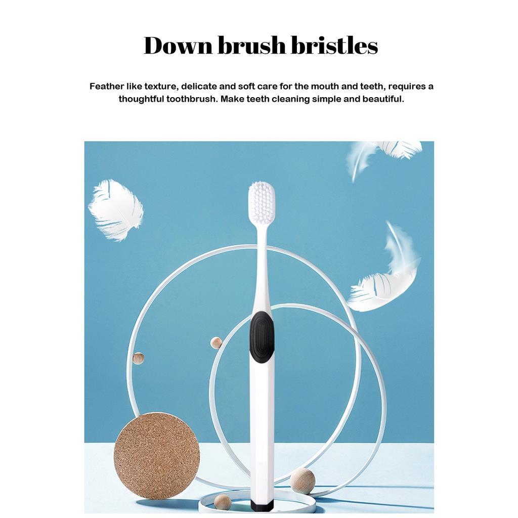 Мягкая и широкая зубная щетка с мягкой щетиной для пар, ультратонкая и ультрамягкая семейная щетка, в комплекте с кровоточащей зубной щеткой