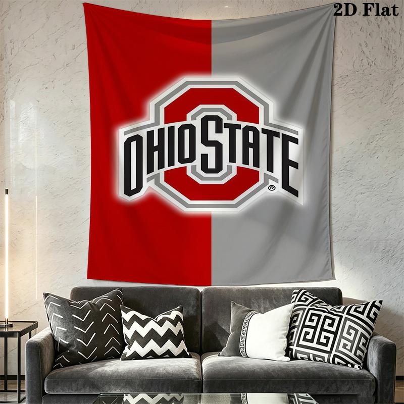 Ohio State University Logo Bedding 1 Duvet Cover 2 Pillowcase Without Core Christmas Birthday Gift Duvet Cover And Pillowcase Bedding Set