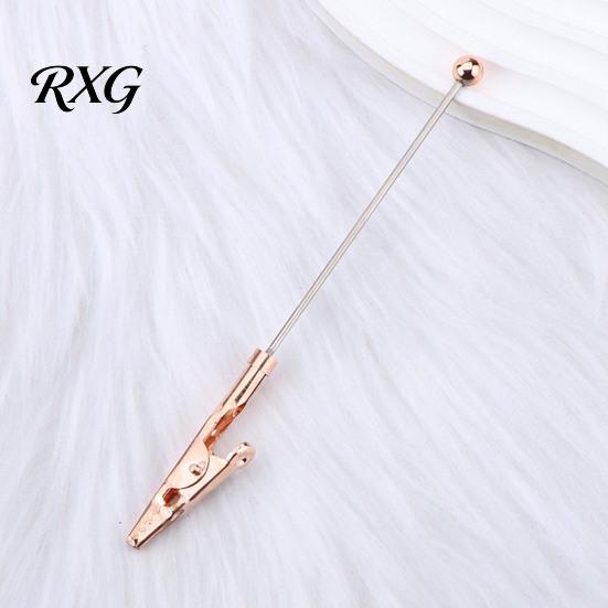 Metal Crocodile Clips Beadable Clip, Long-Tailed Clamp, Note Clip Memo Holder, Sturdy Holders DIY Photo for Office Home Desk, Party Favors Decorative