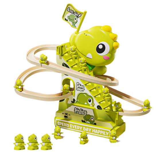 Yousheng электрическая игрушка-горка для скалолазания в виде животных со светодиодной подсветкой и музыкой для детей, обучающая автоматическая лестница для восхождения в виде динозавра и кролика, американские горки