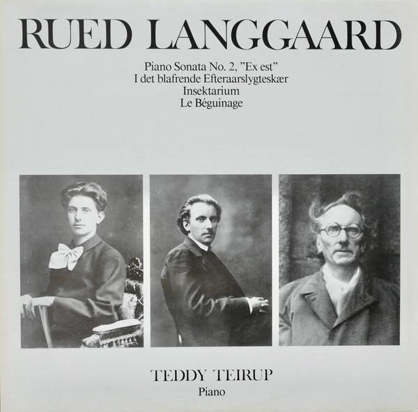 LP Record RUED LANGGAARD / TEDDY TEIRUP - Piano Sonata No. 2 ("Ex Est"), I De PAULA31 Paula 1984 Denmark Classical Used