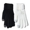 Women Men Warm Winter Touch Screen Gloves Stretch Classical Knit Mittens Wool Full Finger Outdoor Cycling Driving Glove