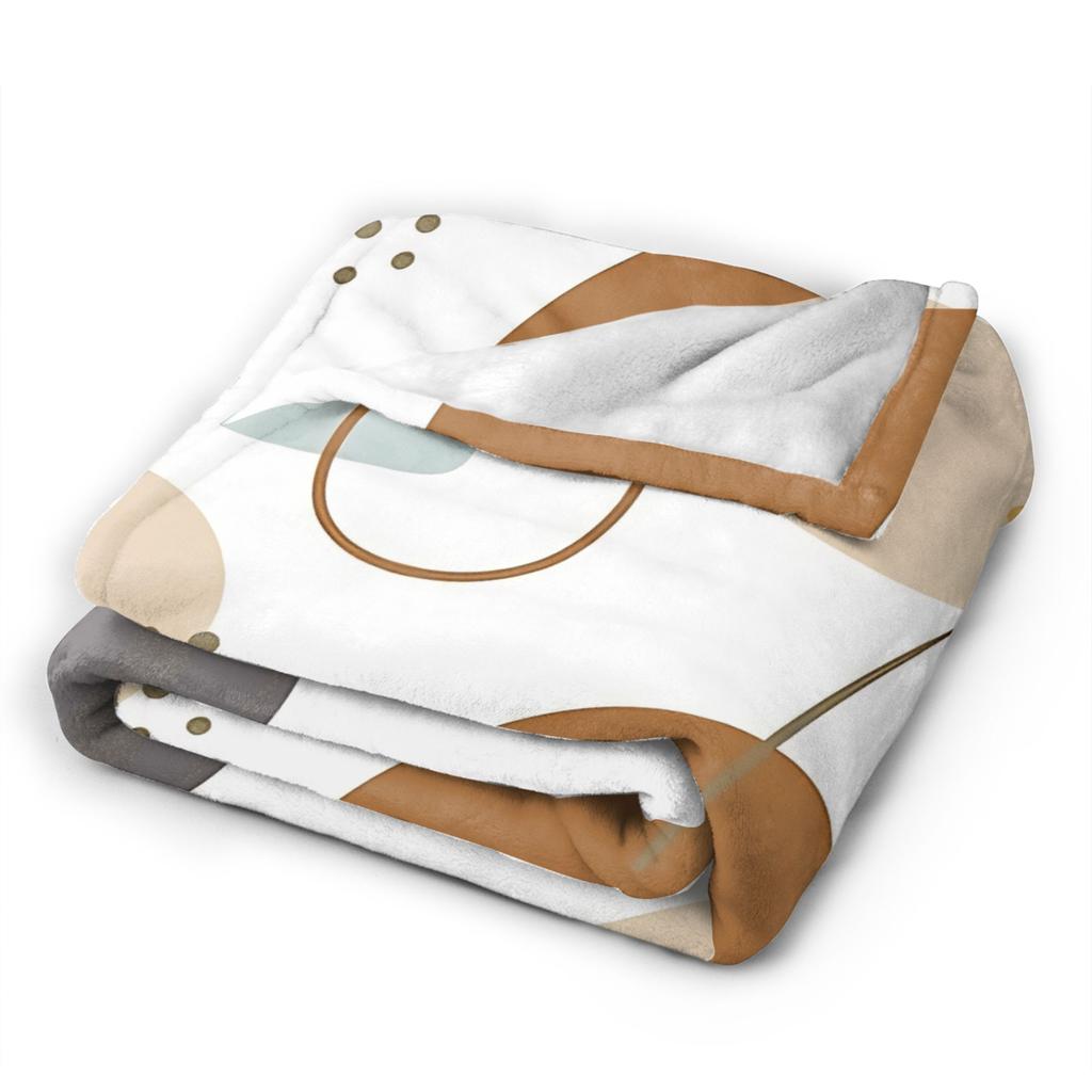 Bohemian pattern Flannel Blanket Winter Warm Soft Throw Blanket for Kids Living Room Funny Bedspread Sofa Bed Cover