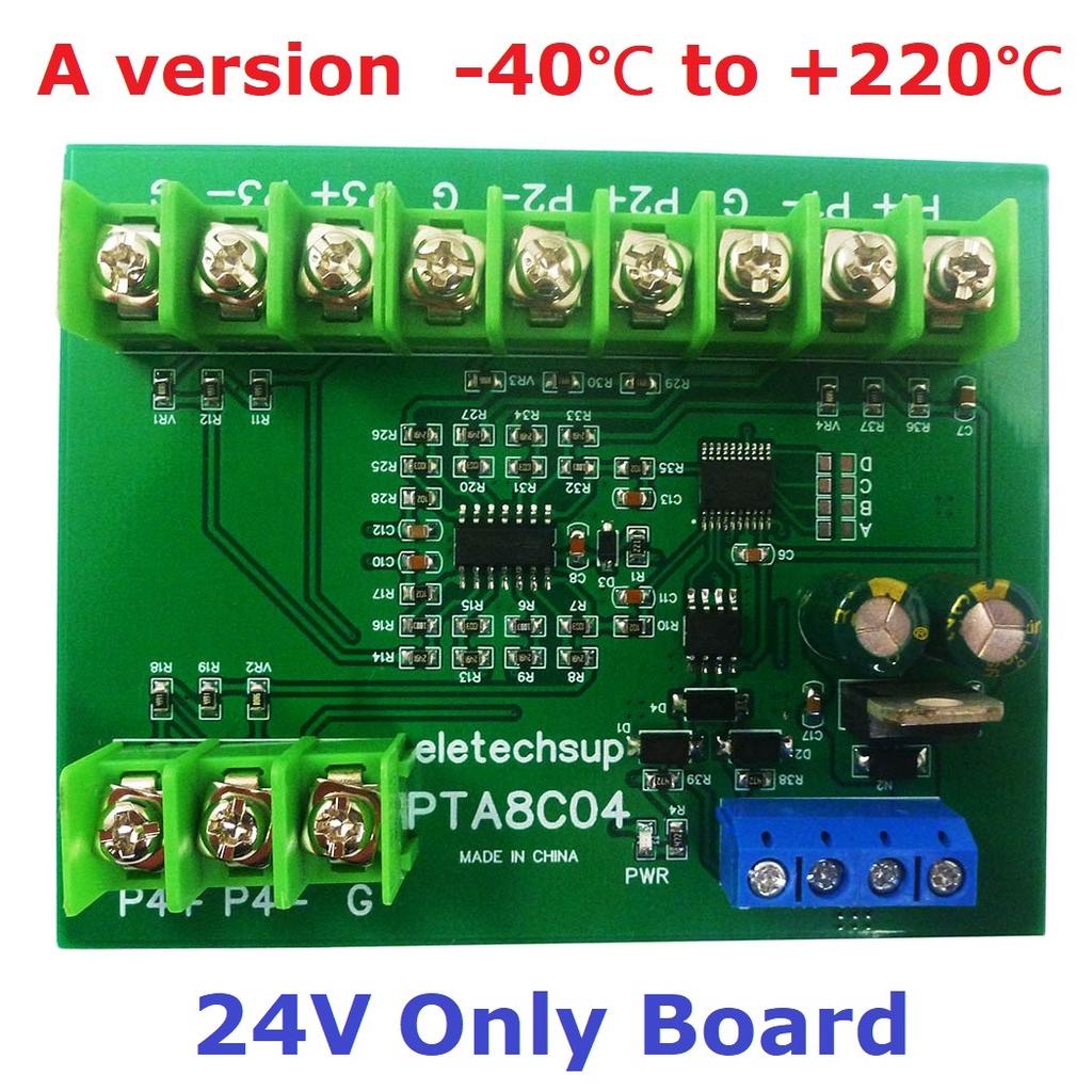 4ch 500 Celsius PT100 Thermocouple RTD emperature Sensor RS485 Temperature Sensor Module Modbus RTU Board Paperless Recorder
