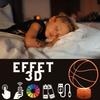 Lampe de Chevet 3D LED Ballon Basket Basketball, 16 couleurs, Pour Enfant, Veilleuse, idée cadeau Noël anniversaire, sport